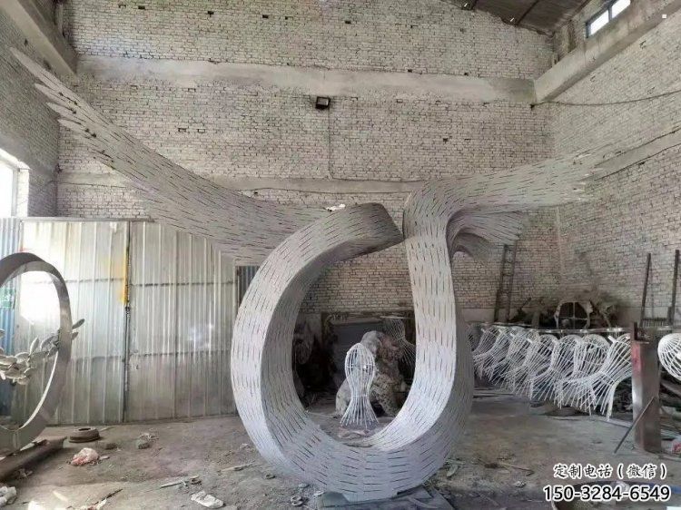 鸟翅雕塑承接,锻造工艺,不锈钢鸟翅雕塑订做 鸟翅雕塑承接,锻造工艺,不锈钢鸟翅雕塑订做