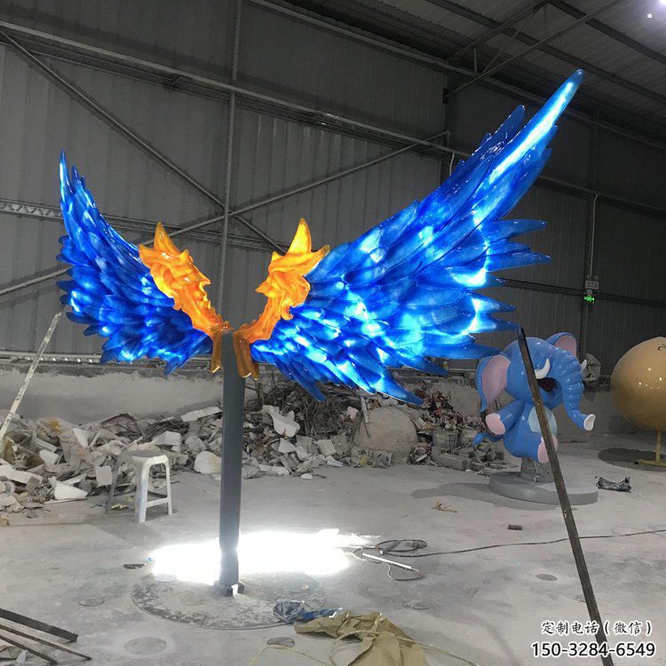 大型羽翼雕塑常用,户外摆放,不锈钢羽翼雕塑专供 大型羽翼雕塑常用,户外摆放,不锈钢羽翼雕塑专供