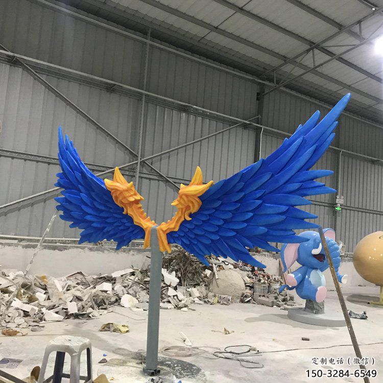 羽翼雕塑选定，美陈雕塑，艺术不锈钢羽翼雕塑优选