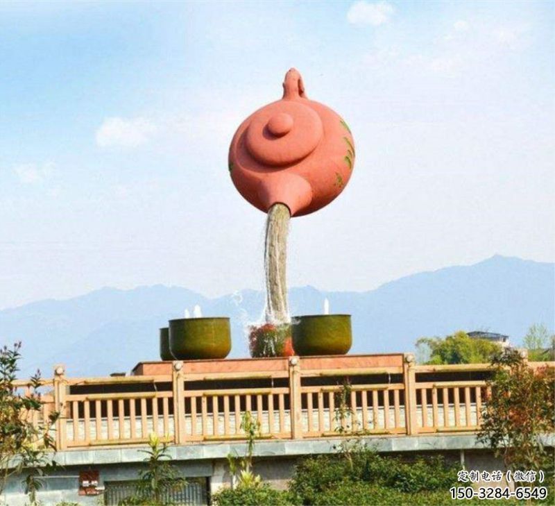 闽侯公园天壶雕塑工厂,不锈钢材质,圆雕形式 闽侯公园天壶雕塑工厂,不锈钢材质,圆雕形式
