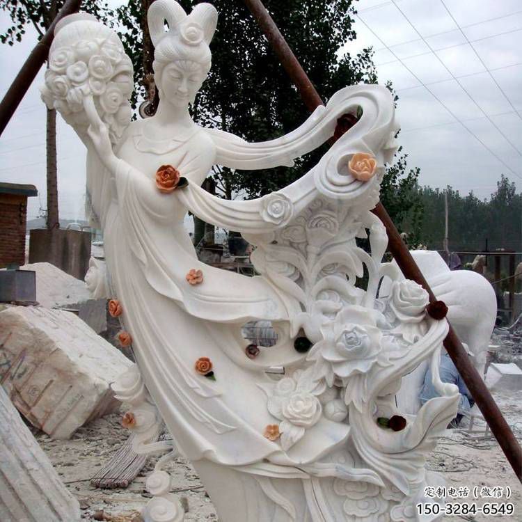 龙岩公园天女散花雕塑 龙岩公园天女散花雕塑