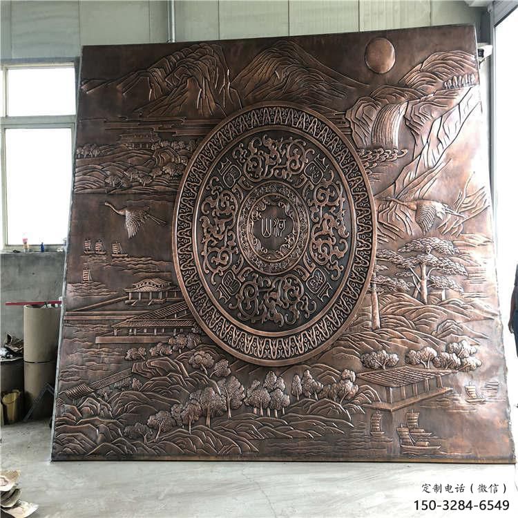 白银景观浮雕供需，美陈雕塑，景观锻铜浮雕承接