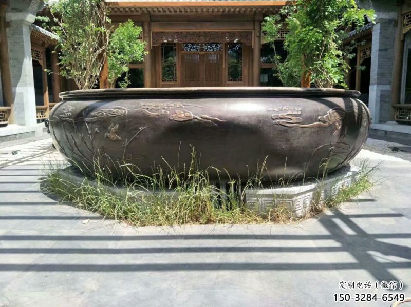开封铸铜缸雕塑加工