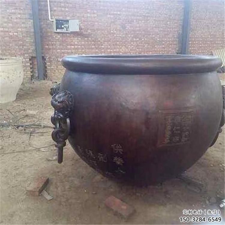周口铸铜缸雕塑公司