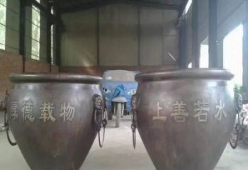 信阳铸铜缸雕塑预定