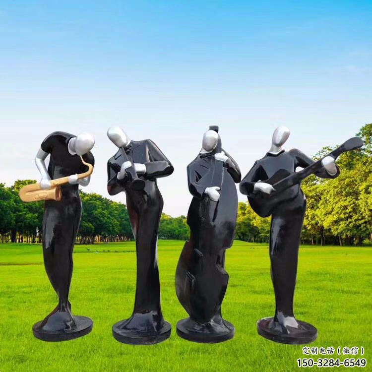 南昌住宅小区吹拉弹唱雕塑 南昌住宅小区吹拉弹唱雕塑