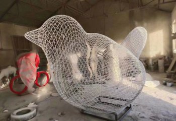 赣州镂空小鸟雕塑精选，陆地摆件，铁艺鸟儿雕塑精品