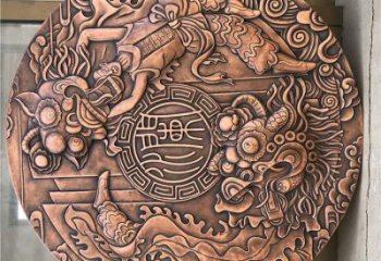 盐池户外浮雕供求，村标概念，锻铜浮雕制作厂家