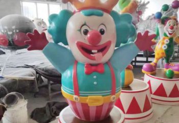 平罗公园小丑雕塑