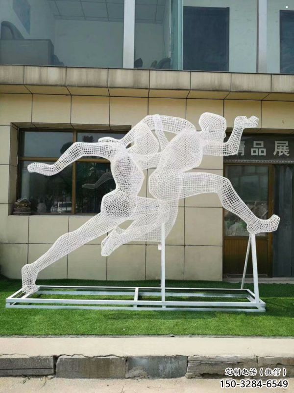 当雄镂空跨栏雕塑制造商,透雕雕塑,铁艺体育人物雕塑供给 当雄镂空跨栏雕塑制造商,透雕雕塑,铁艺体育人物雕塑供给